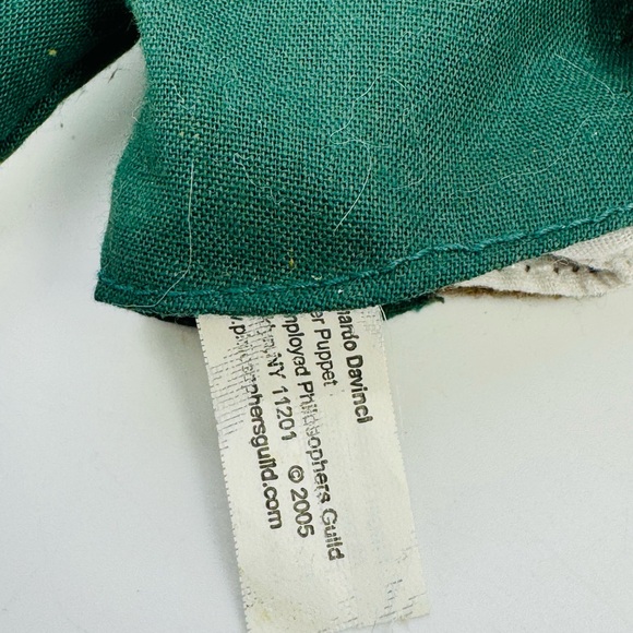 Unemployed Philosophers Guild Finger Puppet Magnets Davinci And Frida Lot Of 2 - Picture 7 of 9